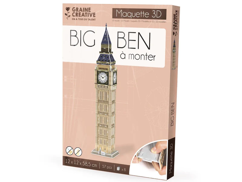 Puzzle maquette - Big Ben - Graine Créative