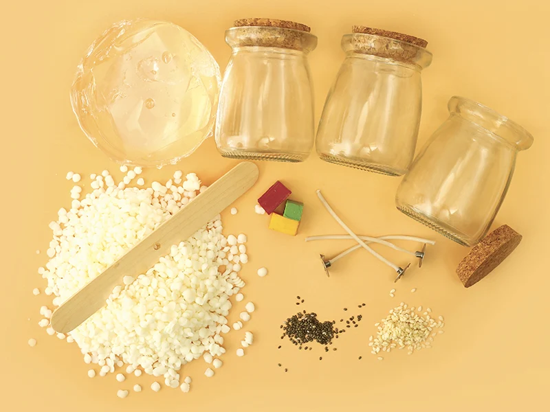 Coffret kit DIY bougies fruitées 3 designs Graine Creative