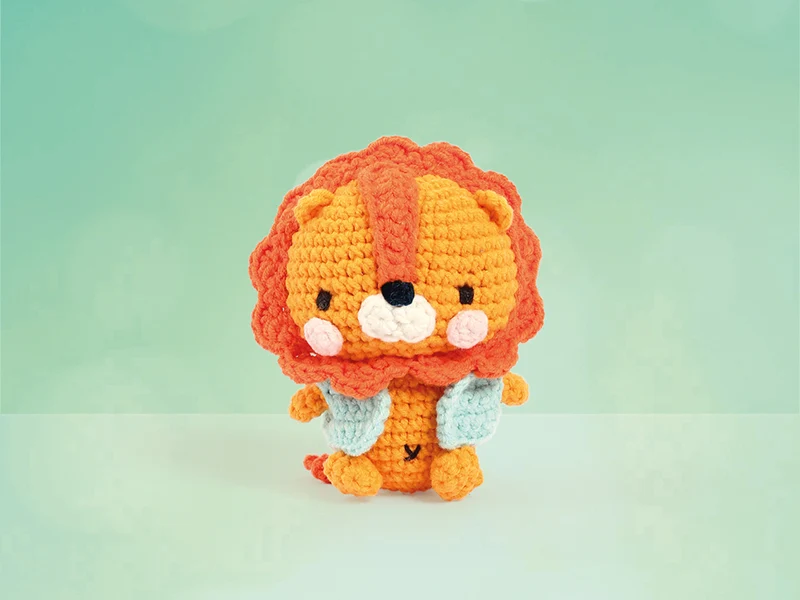 Kit Minigurumi - Kazuo le lion 10 cm - Graine Créative