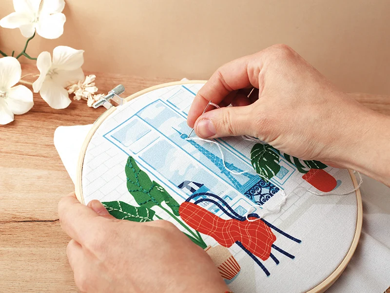 Kit broderie partielle - Paris