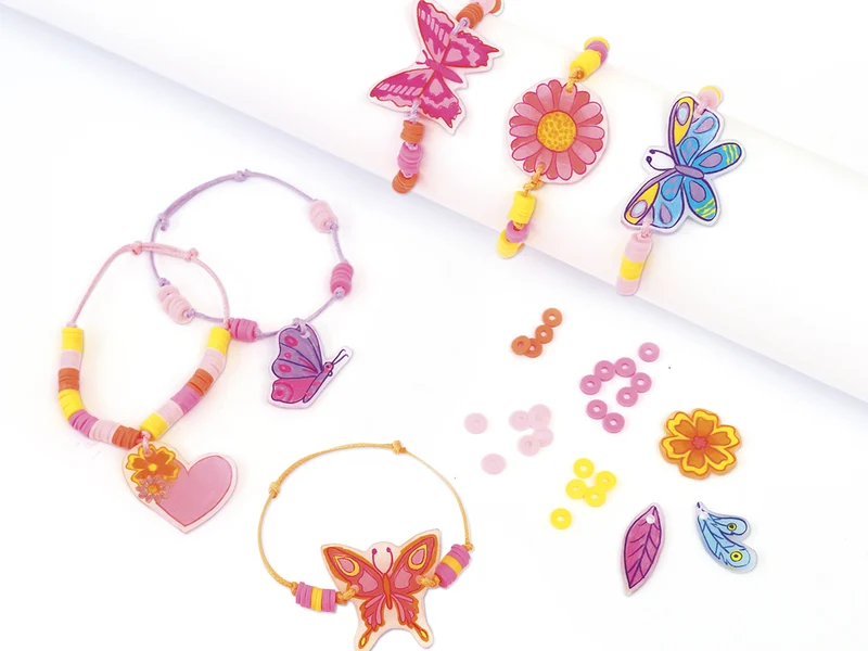 Kit plastique dingue bracelets - créations de bijoux enfants