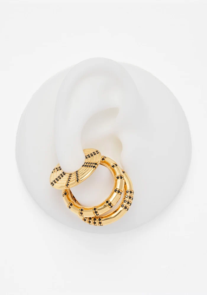 Earcuff Astra Zirconium Noir