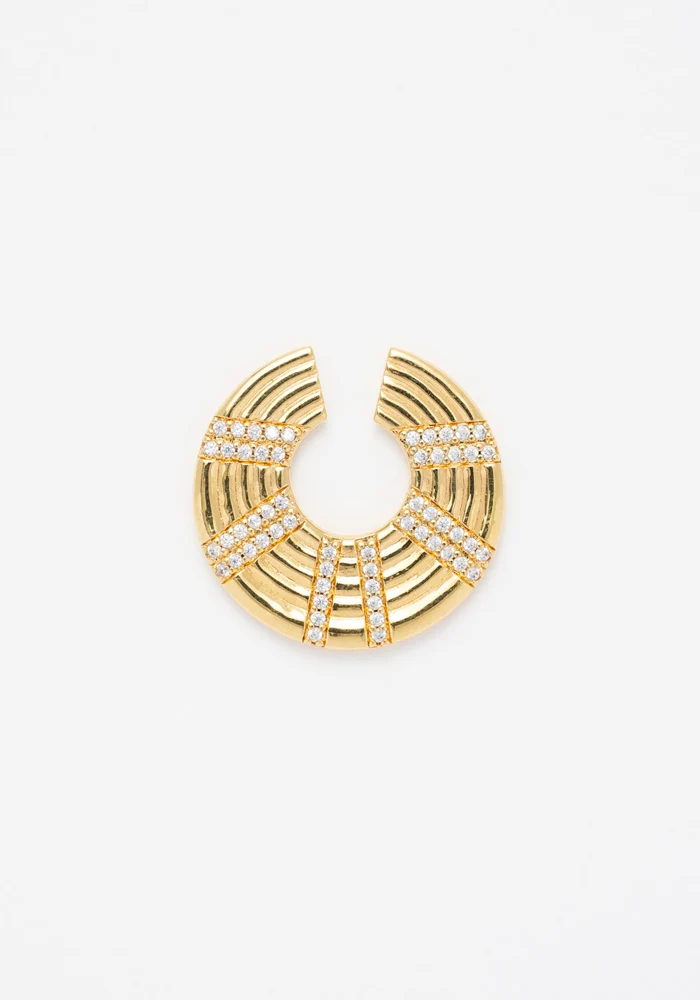 Earcuff Astra Zirconium Blanc