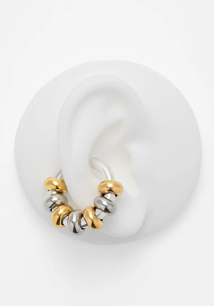 Earcuff Franckie Argent Et Doré