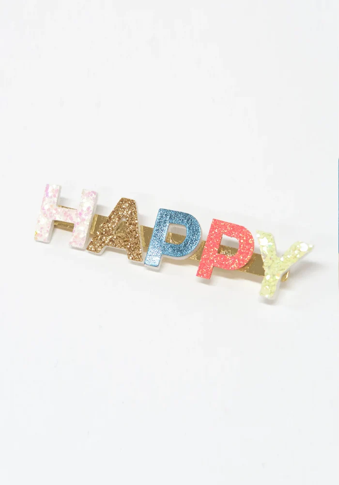 Barrette Longue Message Happy