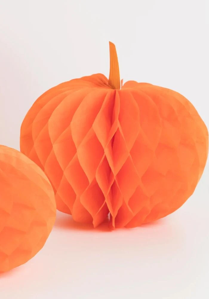 Assortiment 10 Citrouilles En Papier