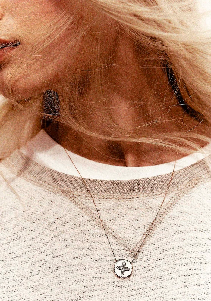 Collier Bowie Noir Diamant