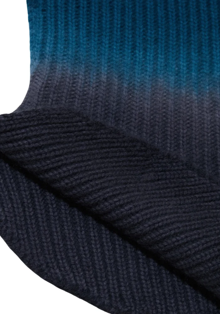 Col Cachemire Deep Dye Paon