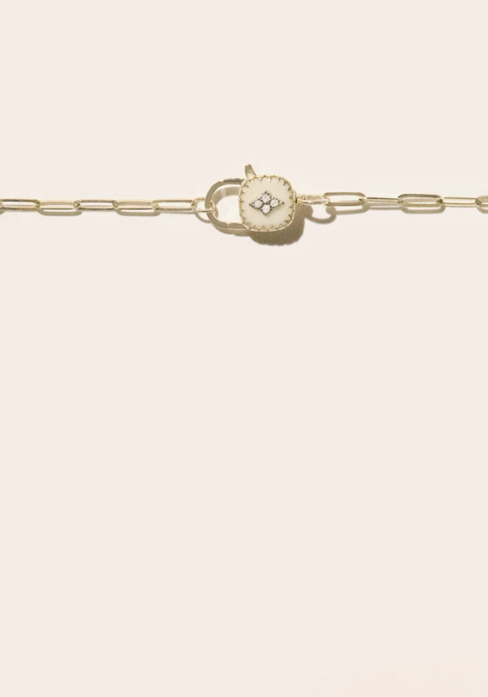 Collier Ginger Blanc