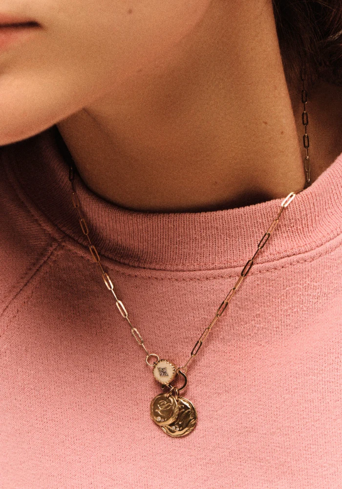 Collier Ginger Blanc