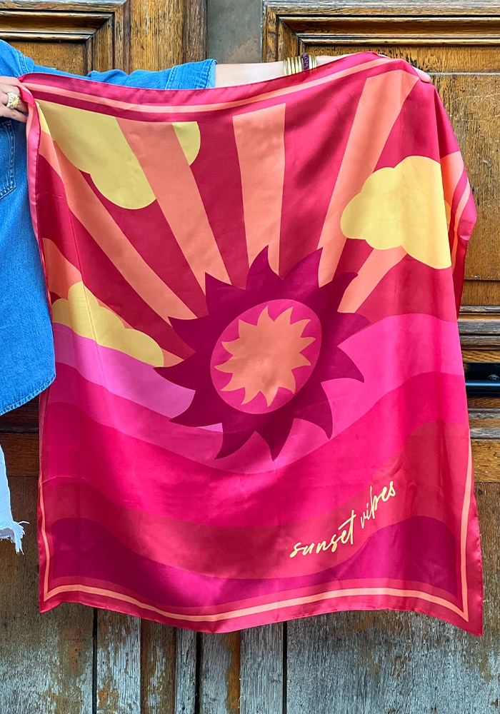 Foulard Jaipur Sunset - Édition Limitée