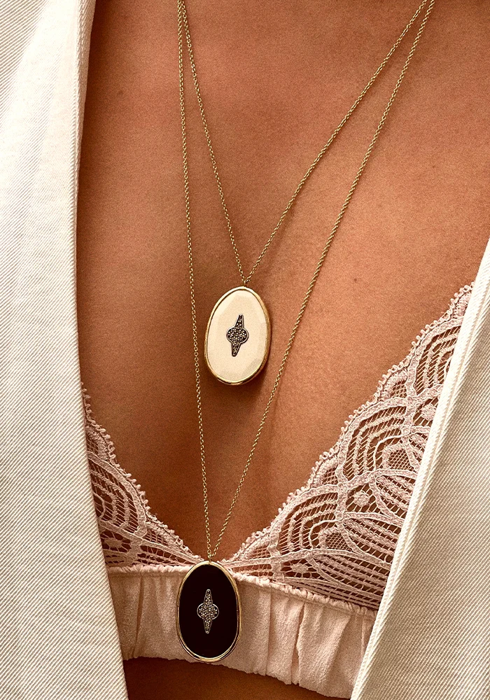 Collier Simone Blanc Exclu Blush