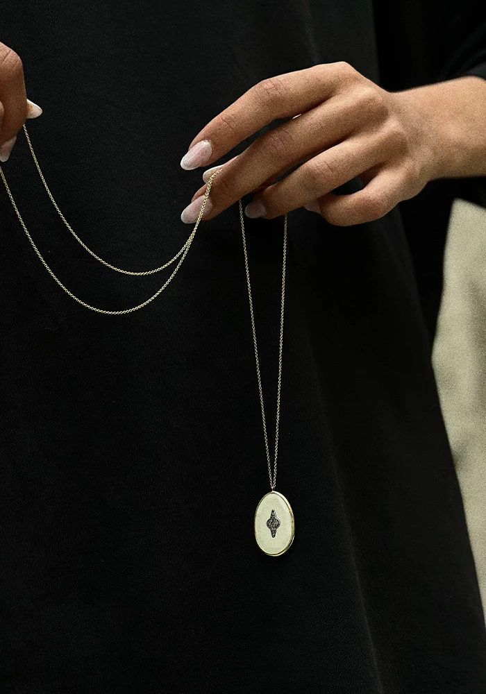 Collier Simone Blanc Exclu Blush