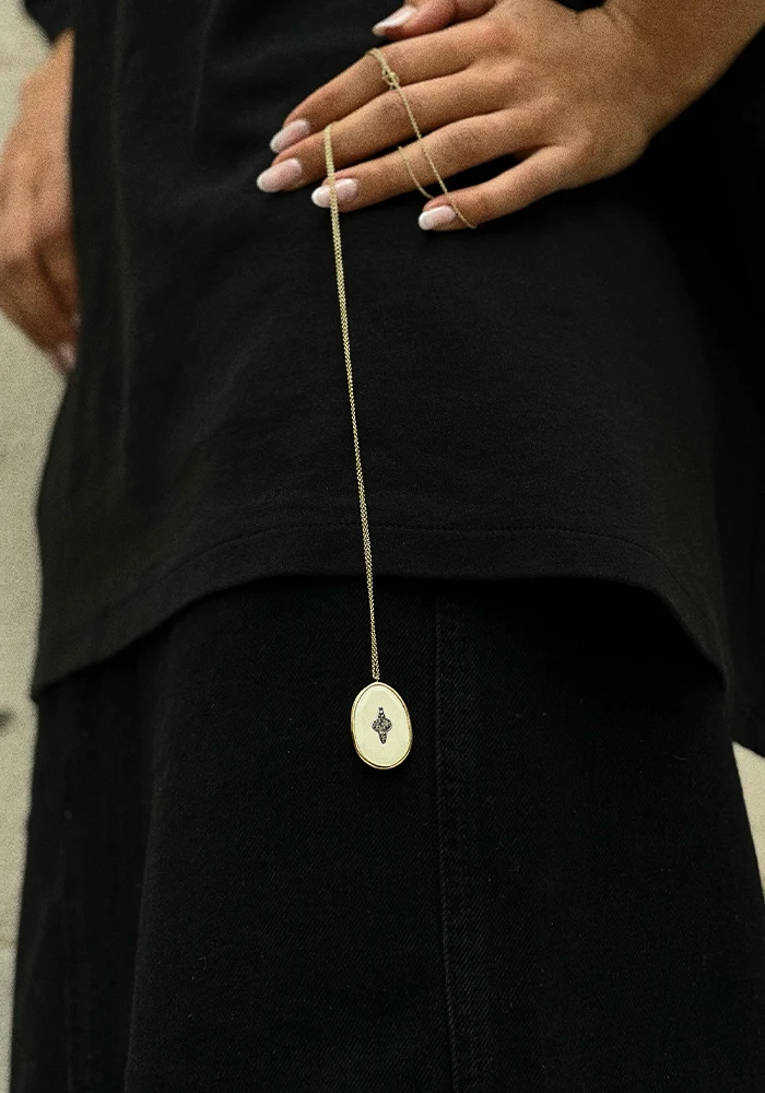 Collier Simone Blanc Exclu Blush