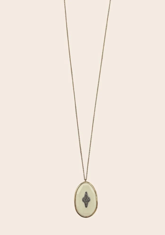 Collier Simone Blanc Exclu Blush