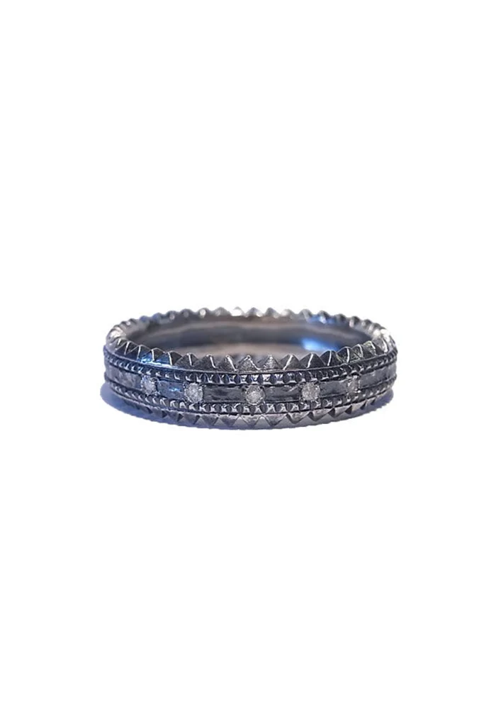 Bague Primitive Rock Argent 925