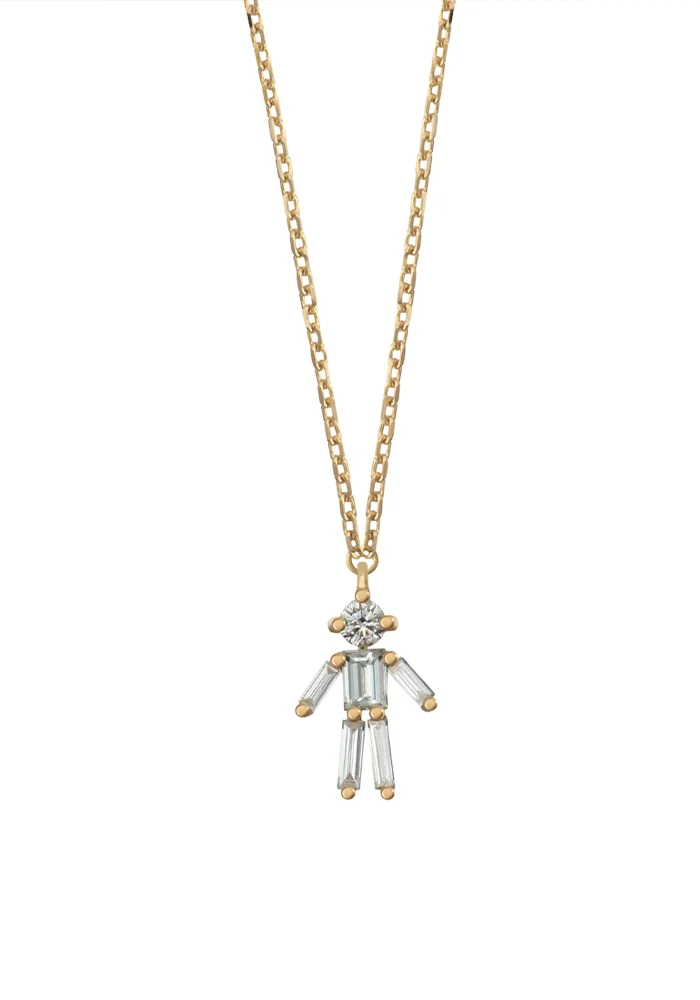 Collier Big Garçon Diamants