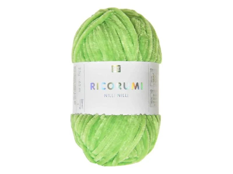 Pelote Nilli Nilli Ricorumi 25g - Vert Néon 030