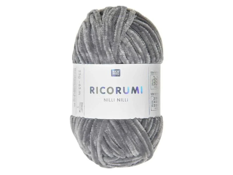 Pelote Nilli Nilli Ricorumi 25g - Gris 026
