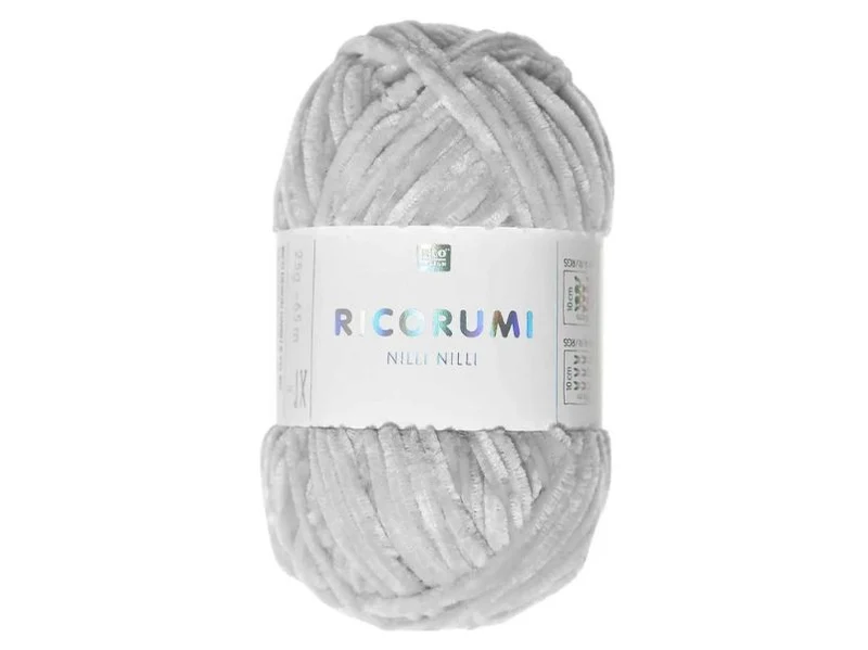 Pelote Nilli Nilli Ricorumi 25g - Gris Argent 025