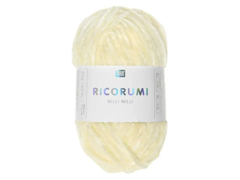 Pelote Nilli Nilli Ricorumi 25g - Jaune 003