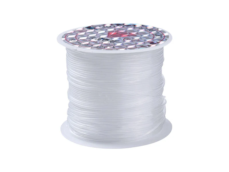 Bobine de fil nylon /fil de pêche transparent - 8 mètres - 0,8 mm