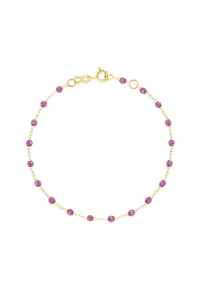 Bracelet Classique Gigi Or Jaune Et Résines Galaxy 17cm