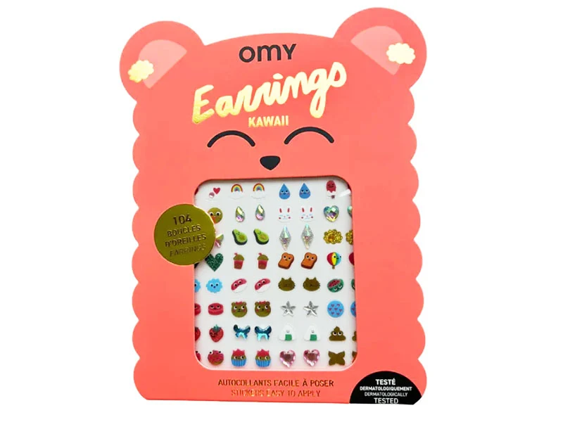 Boucles d'oreilles Stickers - Kawai- OMY