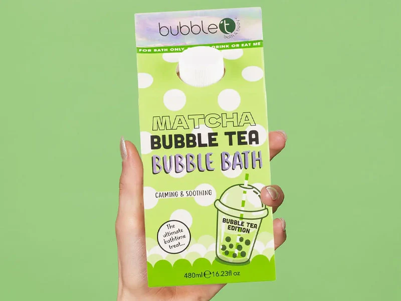 Bain moussant au Matcha - 480 ml - Bubble T Cosmetics