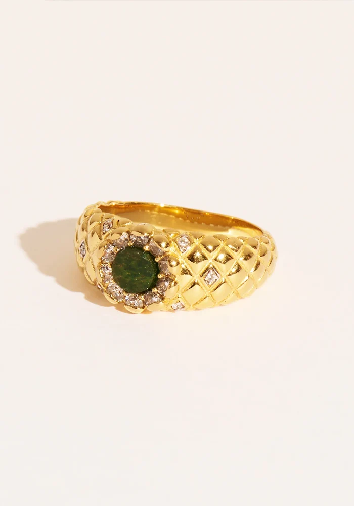 Bague Rive D'Or Aventurine