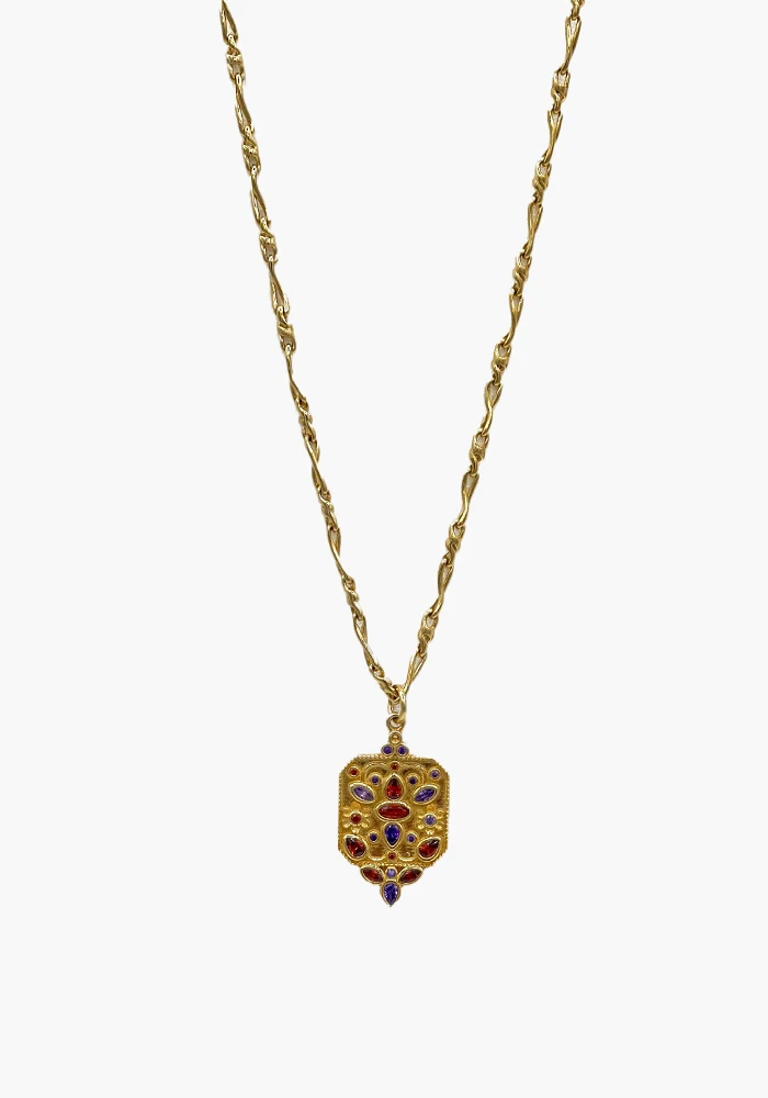 Collier Flora Violet