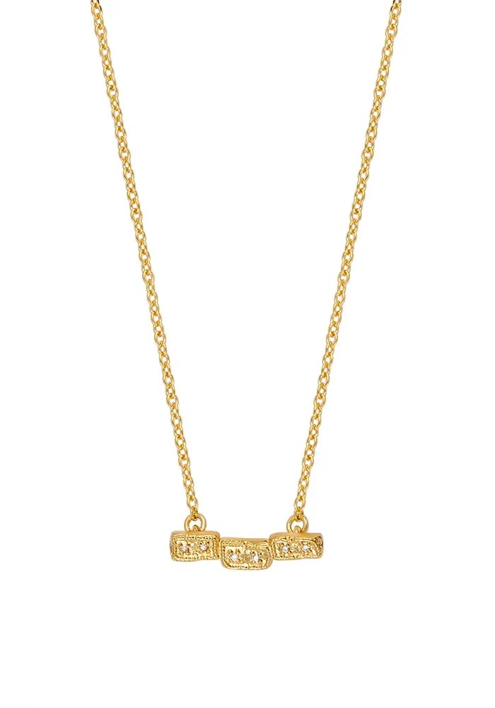 Collier Thea Ligne Zircons