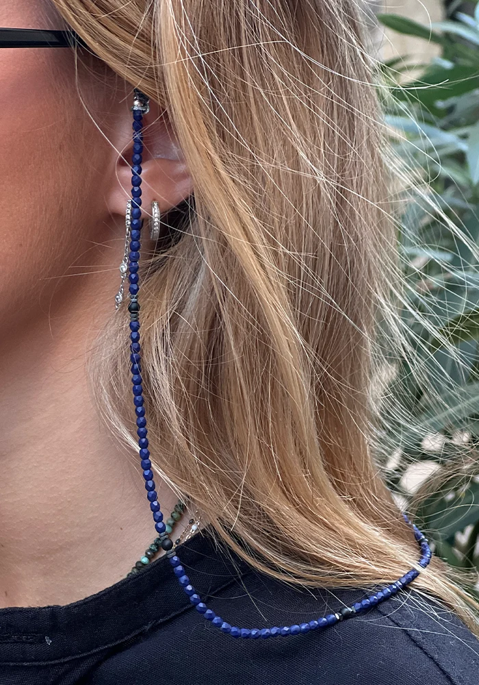 Chaine De Lunettes Bleue Exclu Blush
