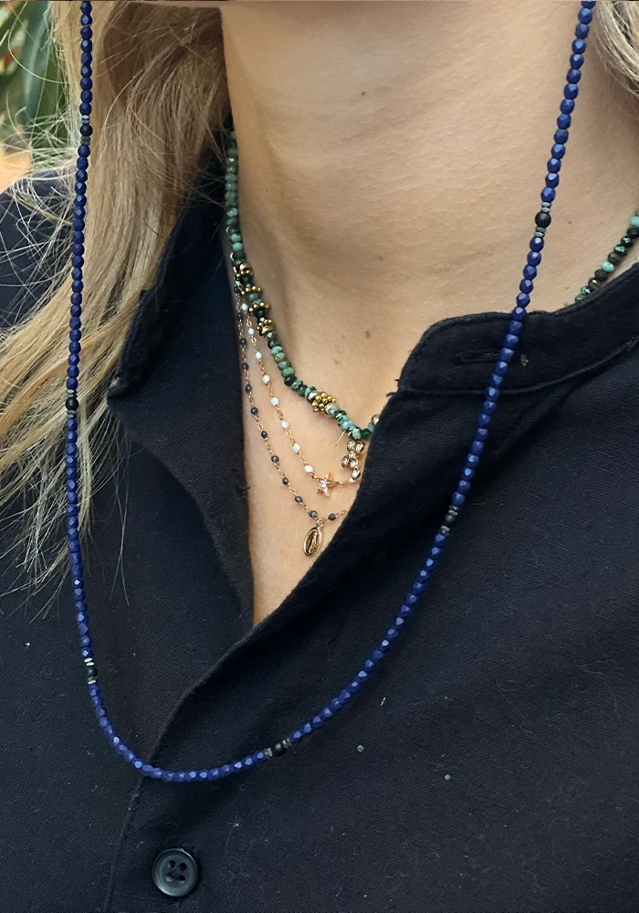 Chaine De Lunettes Bleue Exclu Blush