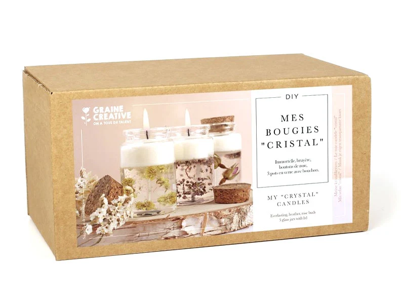 Kit DIY Mes bougies "cristal"