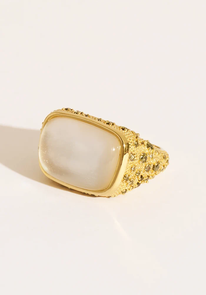 Bague Empreinte Nacre