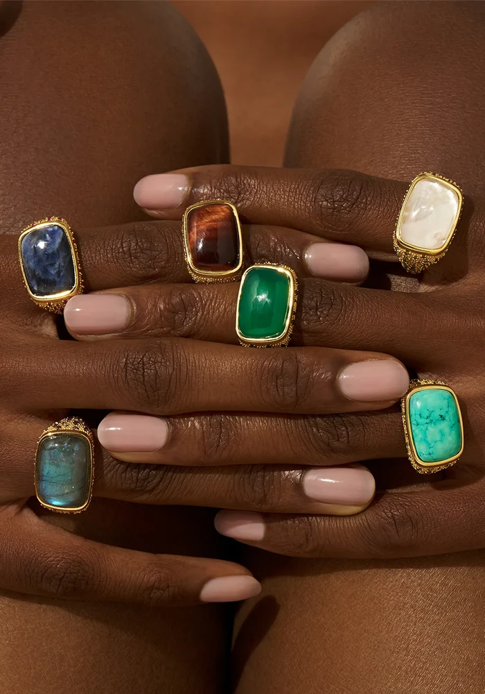 Bague Empreinte Nacre