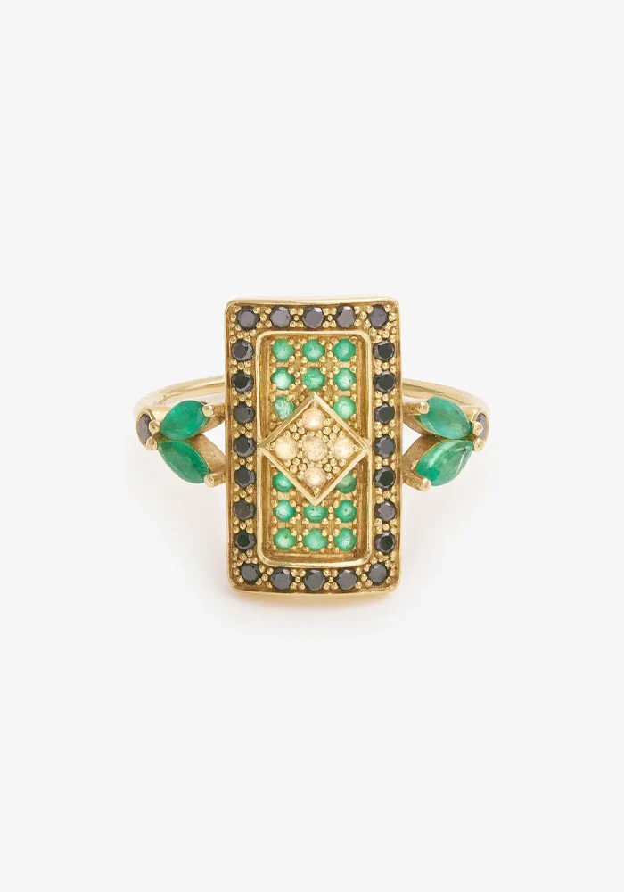 Bague Ava 1 Verte