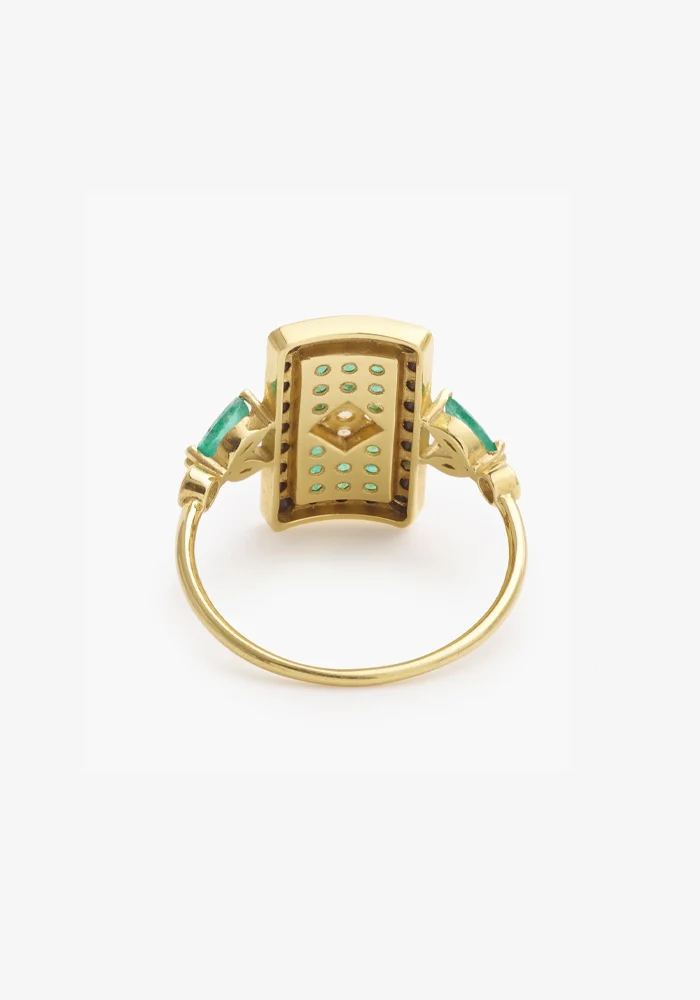 Bague Ava 1 Verte