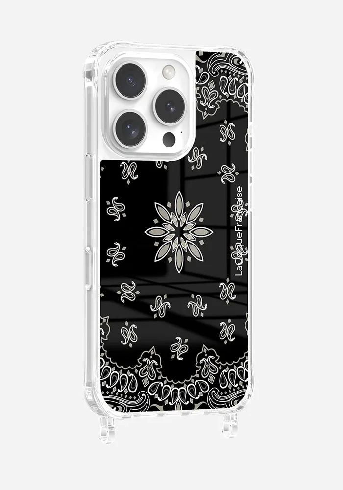 Coque De Téléphone Bandana Noir