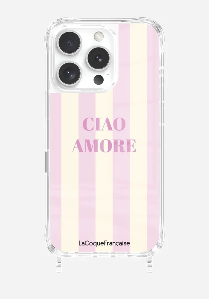 Coque De Téléphone Ciao Amore Rose