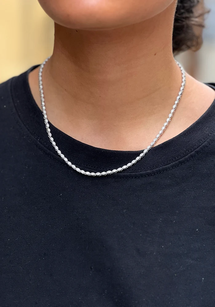 Collier Daisy Argent