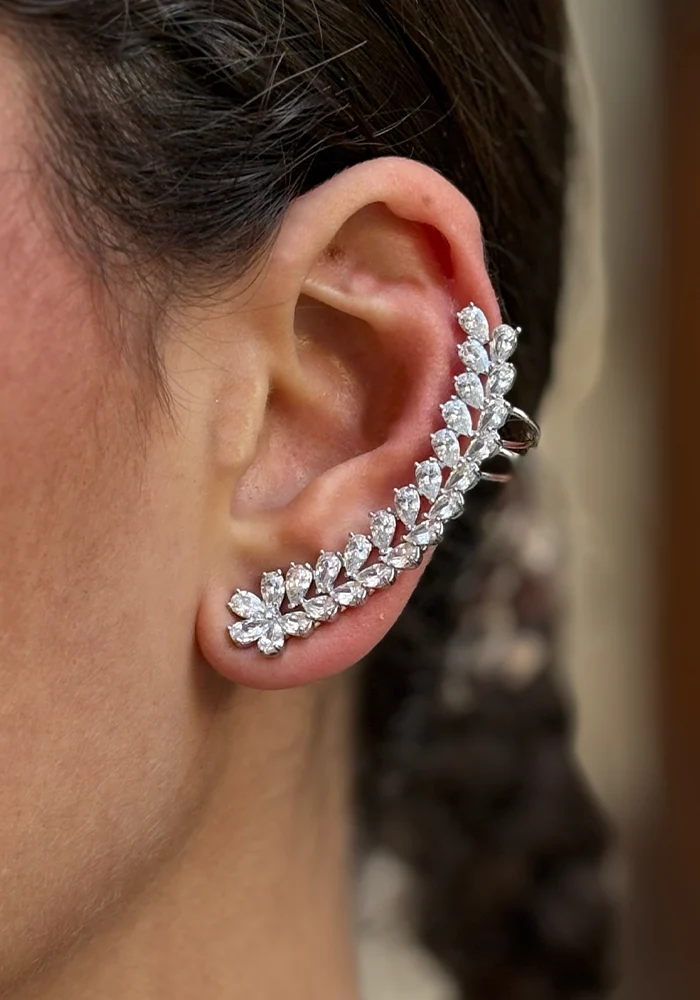 Boucle D'Oreille Ophelia Argentée