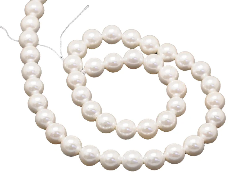 20 perles rondes effet culture - 6 mm