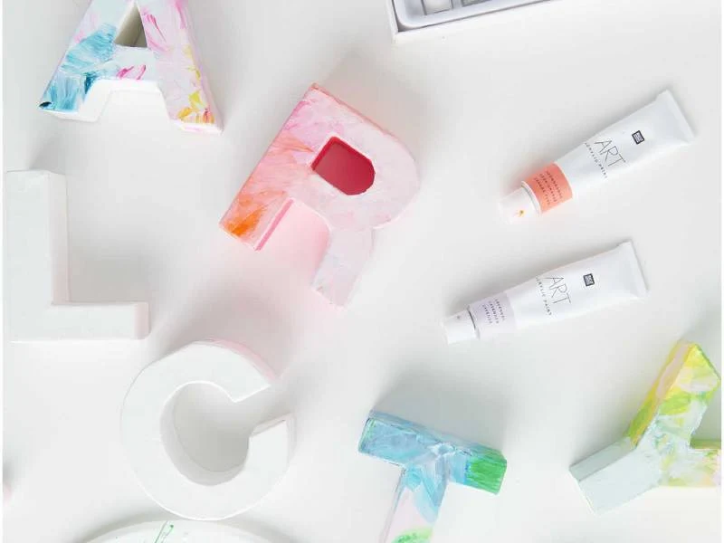 Set de 12 tubes de peinture acrylique - Fashion