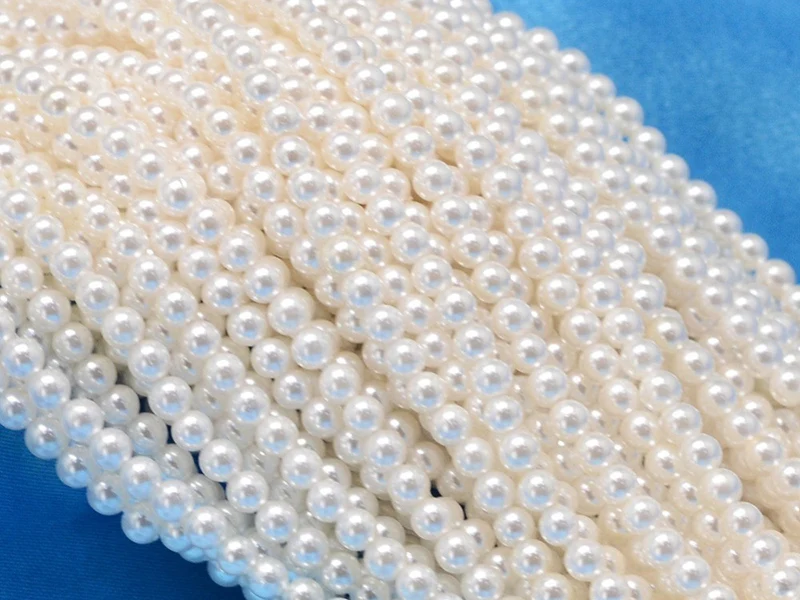 Lot de 20 perles effet culture rondes - 3 mm