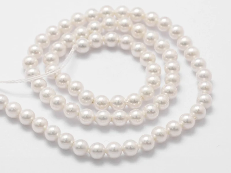 Lot de 20 perles effet culture rondes - 4 mm