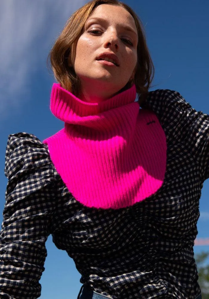 Col Cachemire Rose Fluo
