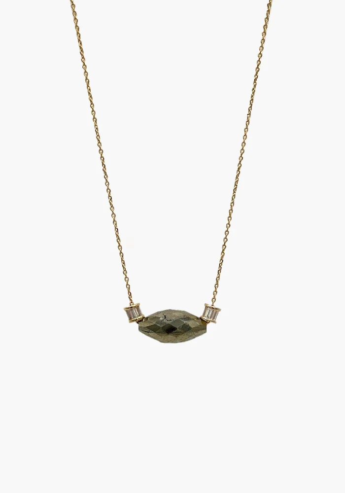 Collier Livia Pyrite