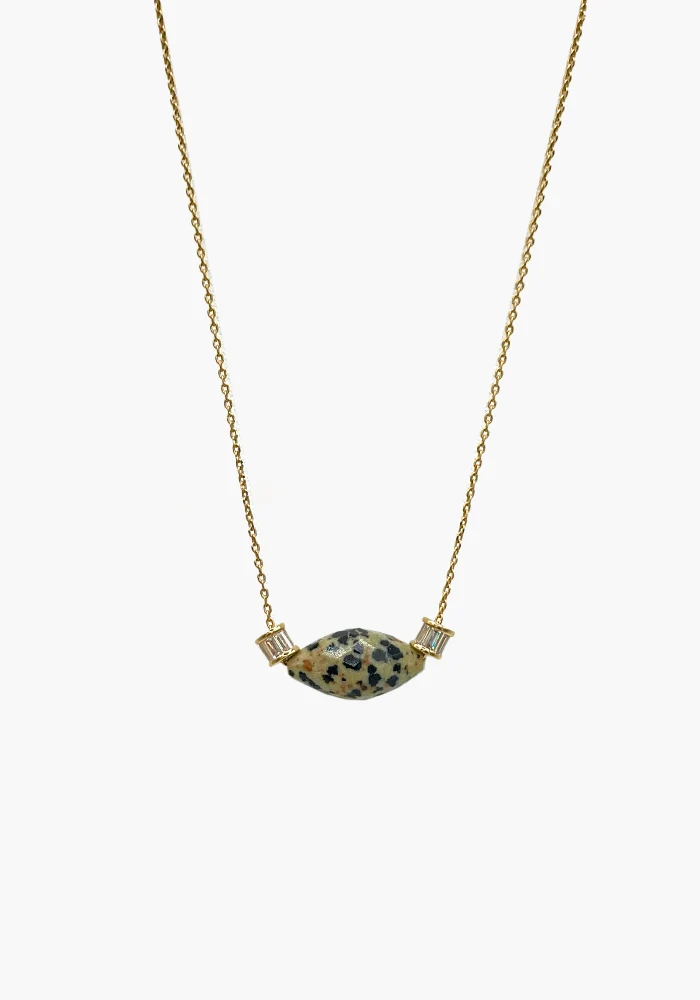 Collier Livia Jaspe Dalmatien